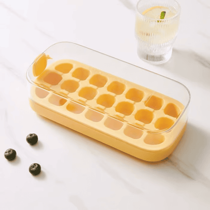 FrostEase Ice Molder – Highlights the clarity and quality of the ice cubes.