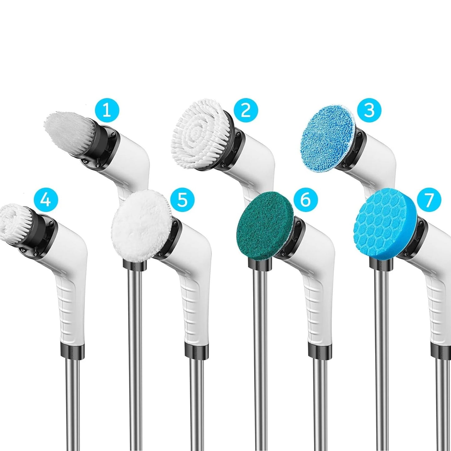 KitchenetteCo™ 7-in-1 Electric Cleaning Brush.