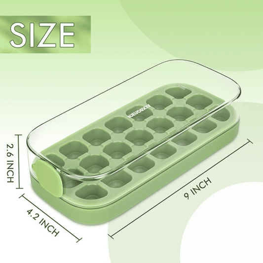 FrostEase Ice Molder – Highlights the clarity and quality of the ice cubes.