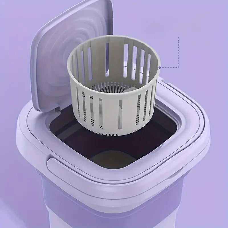 Home Foldable washing machine for both student at dormitory and home use as well